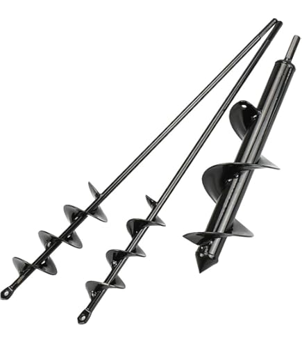 Amazon | JUSTVEL 園芸用アースドリル オーガードリル 3サイズセット Amazon | JUSTVEL 園芸用アースドリル オーガードリル 3サイズセット